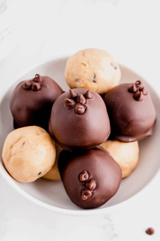 Chocolate Chip Cookie Dough Truffles