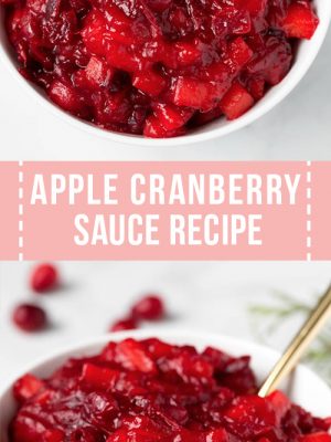 Apple cranberry sauce recipe