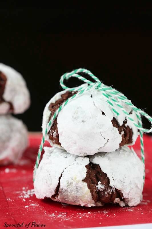 Chocolate Crinkle Cookies - a favorite holiday cookie!