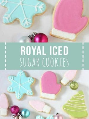 sugar cookies with royal icing