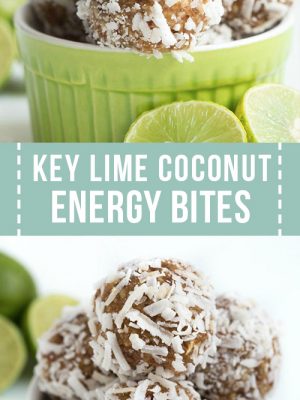 key lime coconut energy bites