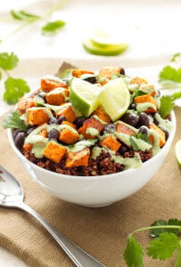 Sweet Potato and Black Bean Quinoa Bowls