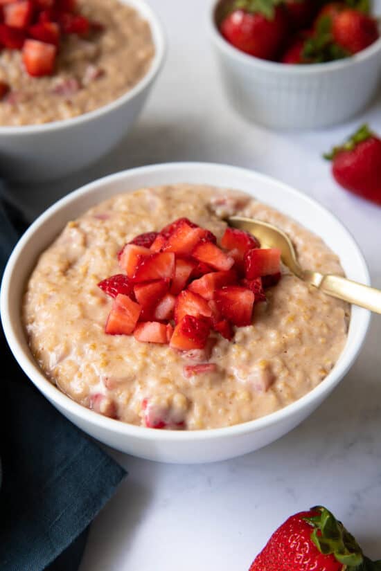 Strawberries and Cream Oatmeal