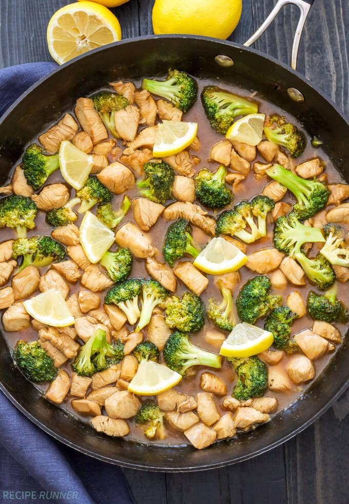 This Chicken and Broccoli Stir Fry is made with lemon honey flavor and comes together in just 30 minutes! Skip takeout and make this tastier and healthier version instead!