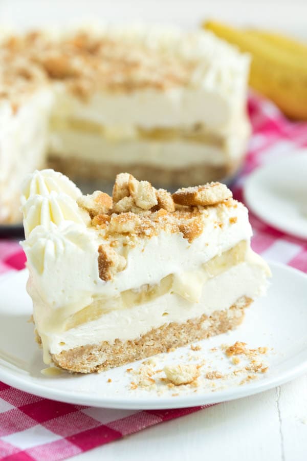 No Bake Banana Cream Pudding Cheesecake combines everything you love about banana pudding and cheesecake in one irresistible dessert!
