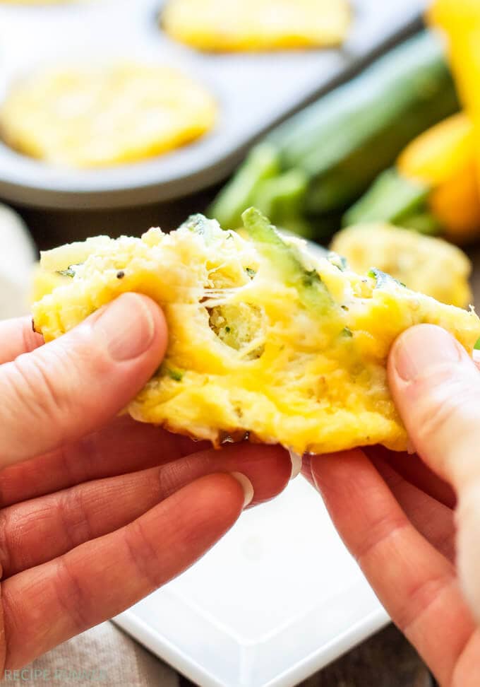 Cheesy Zucchini Quinoa Egg Muffins | Skip the drive-thru egg muffins and make these healthy, freezer friendly, Cheesy Zucchini Quinoa Egg Muffins! Full of protein and carbs they're the perfect way to start the day!