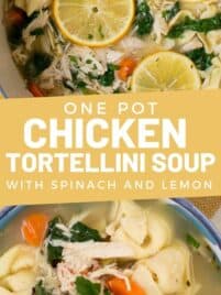 chicken tortellini soup cooked