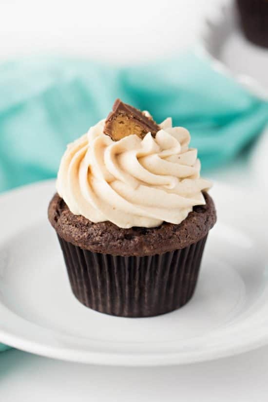 Chocolate Peanut Butter Cupcakes