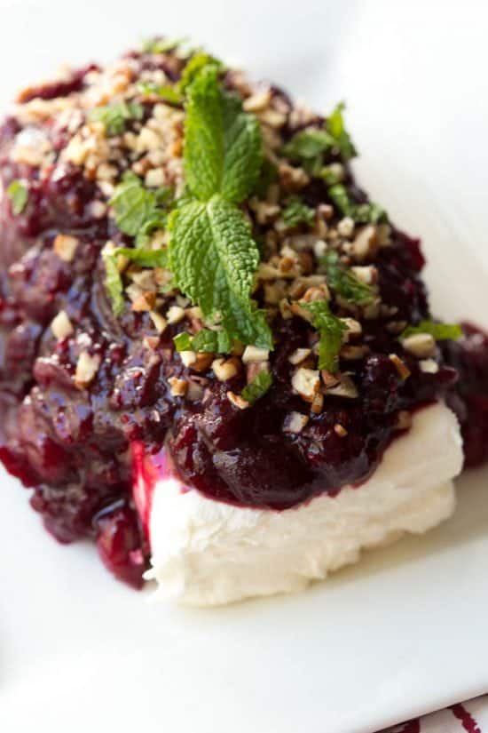 Cranberry Cream Cheese Spread with Pecans