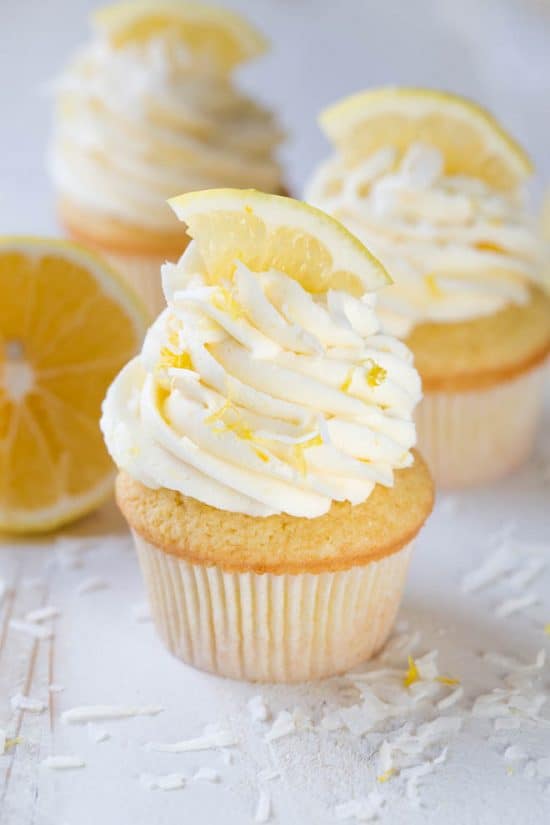 Lemon Coconut Cupcakes