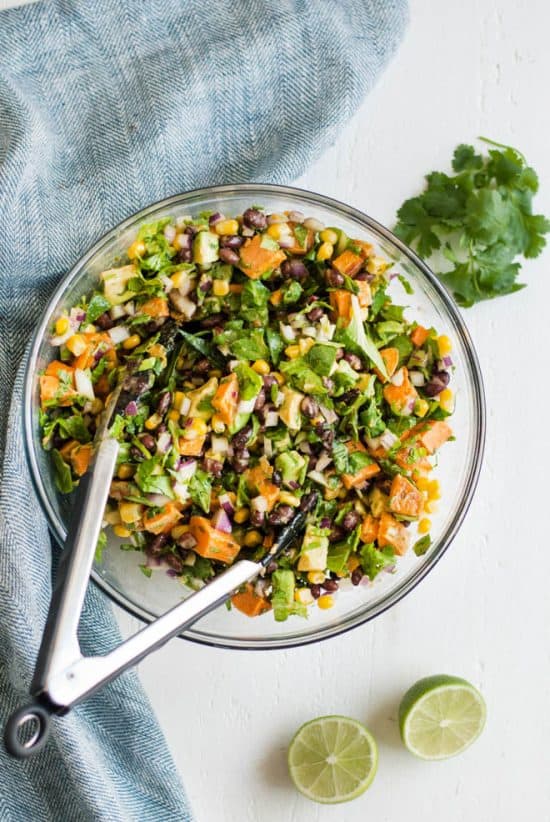 Southwest Sweet Potato Chopped Salad