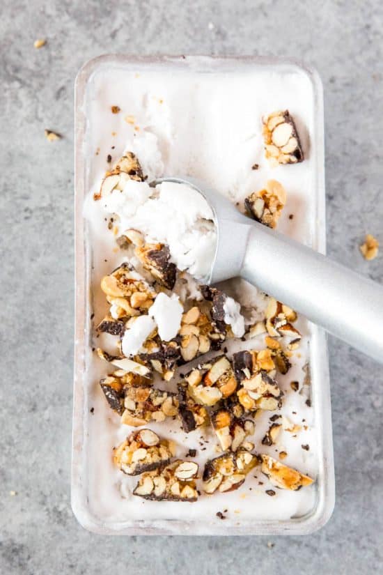 No Churn Coconut Milk Vanilla Ice Cream