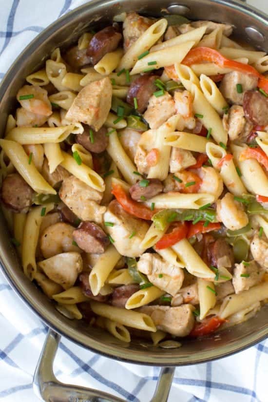 One Pot Jambalaya Pasta