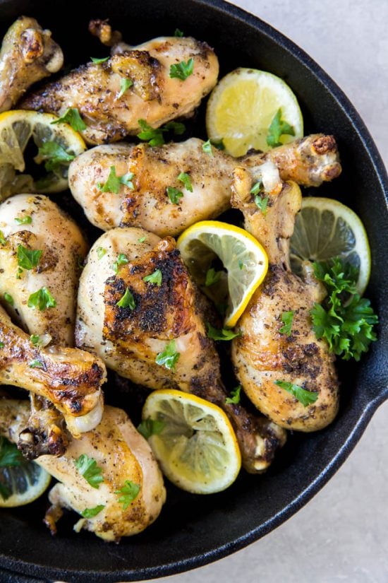 Baked Lemon Pepper Chicken Drumsticks
