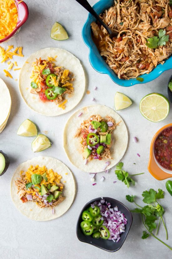 Slow Cooker Chicken Tacos