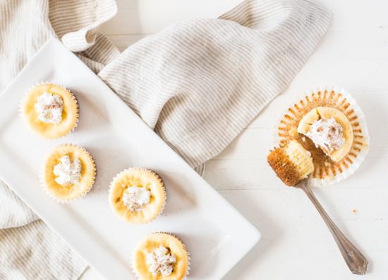 Mini Carrot Cake Cheesecakes