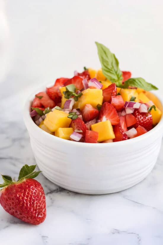 Strawberry Mango Fruit Salsa Recipe