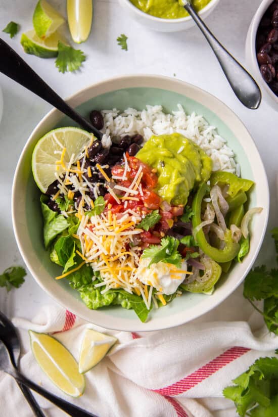 Veggie Burrito Bowl (Vegetarian)