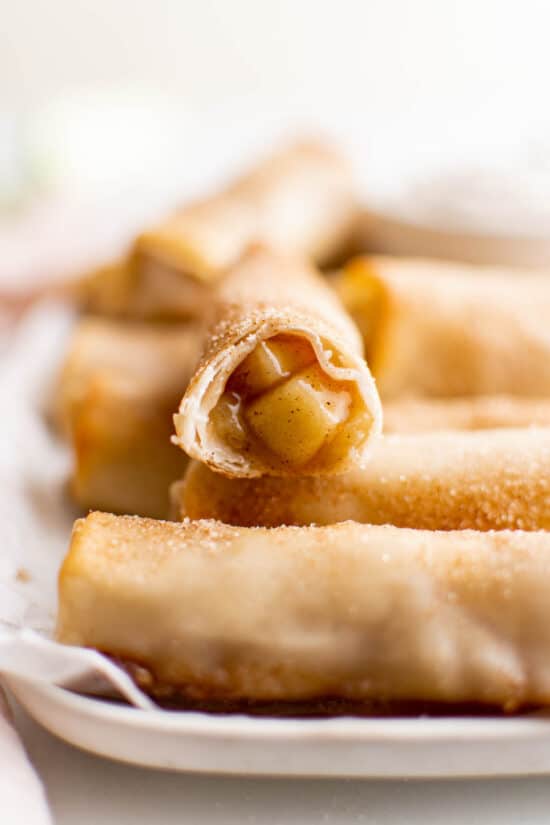 Baked Apple Pie Egg Rolls