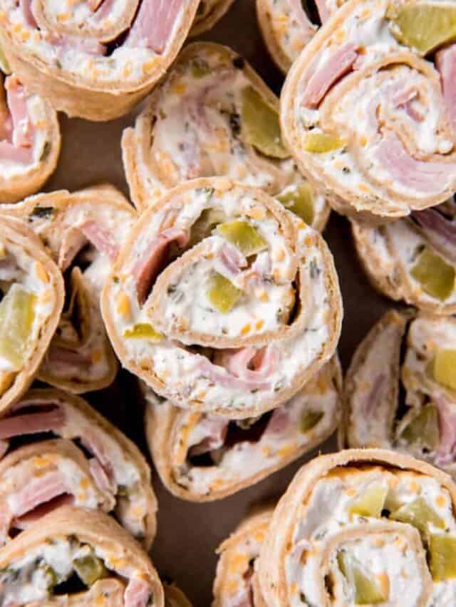 HAM AND CHEESE PINWHEELS - Spoonful of Flavor
