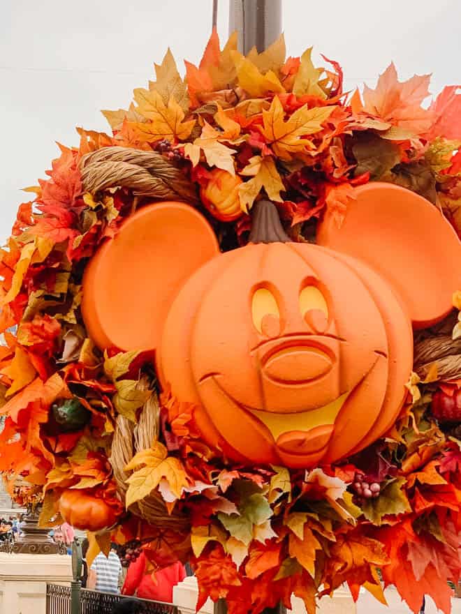 halloween decorations at Disney World
