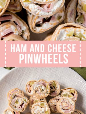 homemade ham and cheese pinwheels