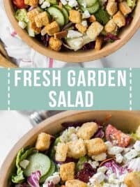 fresh garden salad