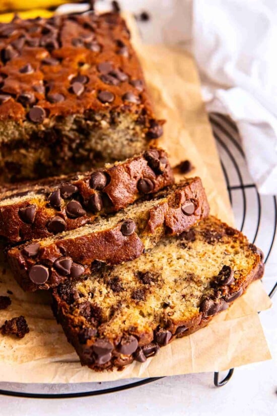Easy Chocolate Chip Banana Bread
