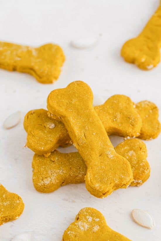 Peanut Butter Pumpkin Dog Treats