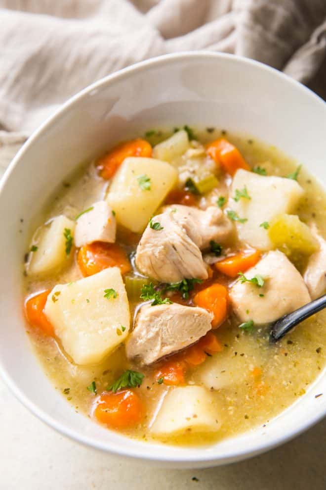 Best Instant Pot Chicken Stew - Spoonful of Flavor