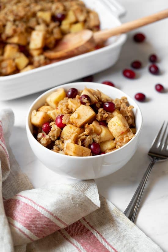 Apple, Pear and Cranberry Crisp