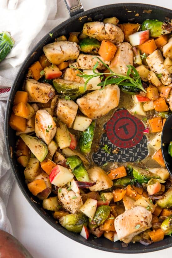 Maple Dijon Chicken Skillet