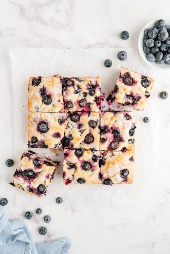 Buttermilk Blueberry Breakfast Cake