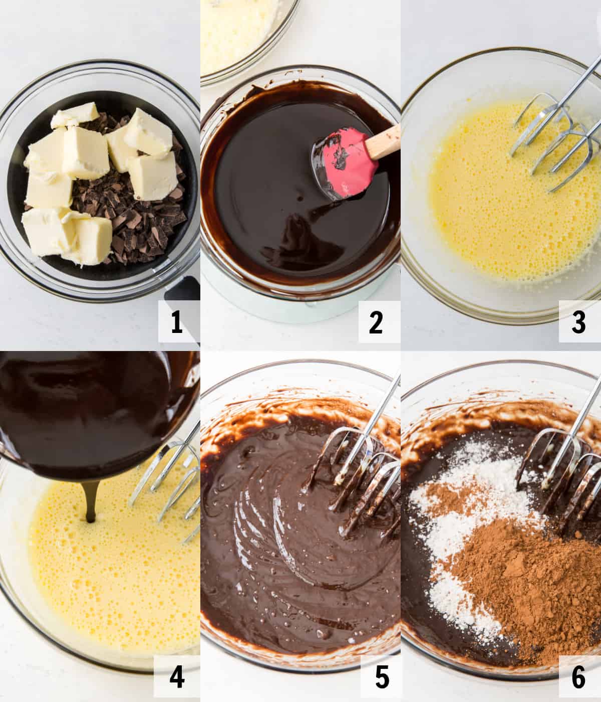 ingredients to make lava cakes