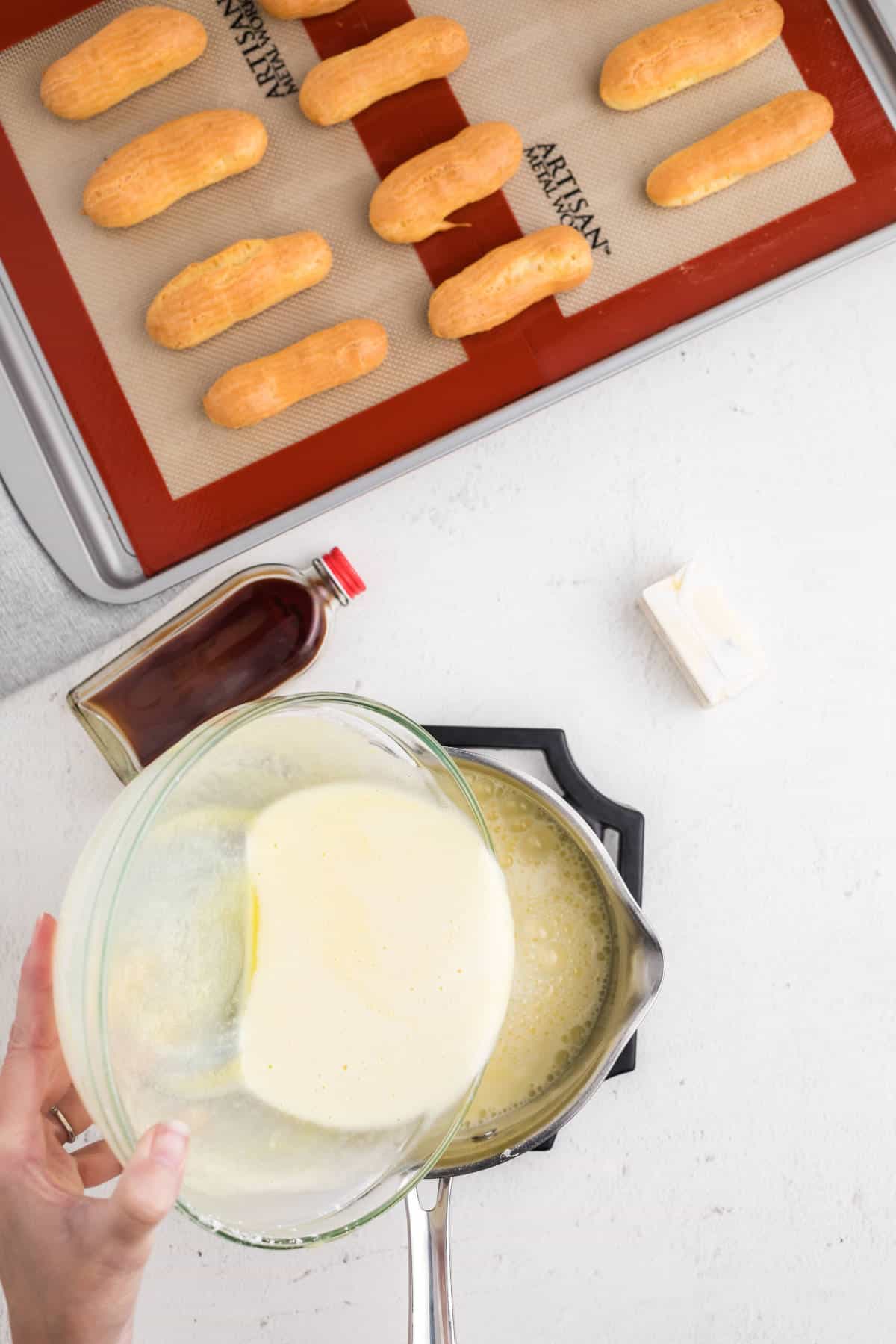 Homemade Classic Chocolate Eclairs l Spoonful of Flavor