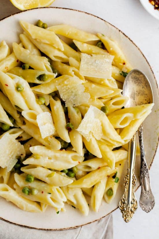 Instant Pot Lemon Pasta with Peas