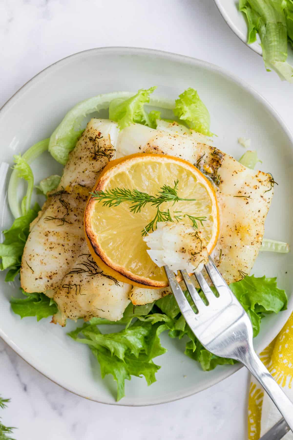 Air Fryer White Fish Recipe Garlic, Lemon Pepper