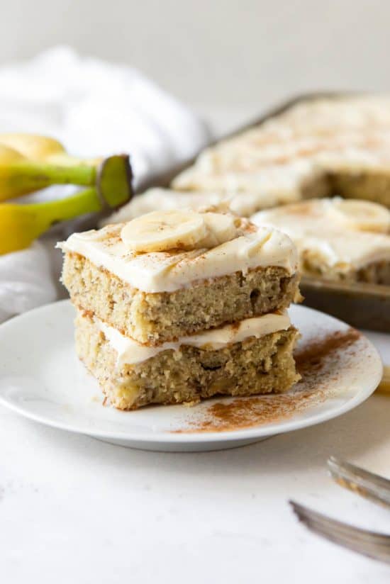 Banana Bars with Cream Cheese Frosting