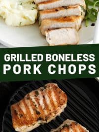 boneless pork chops on the grill