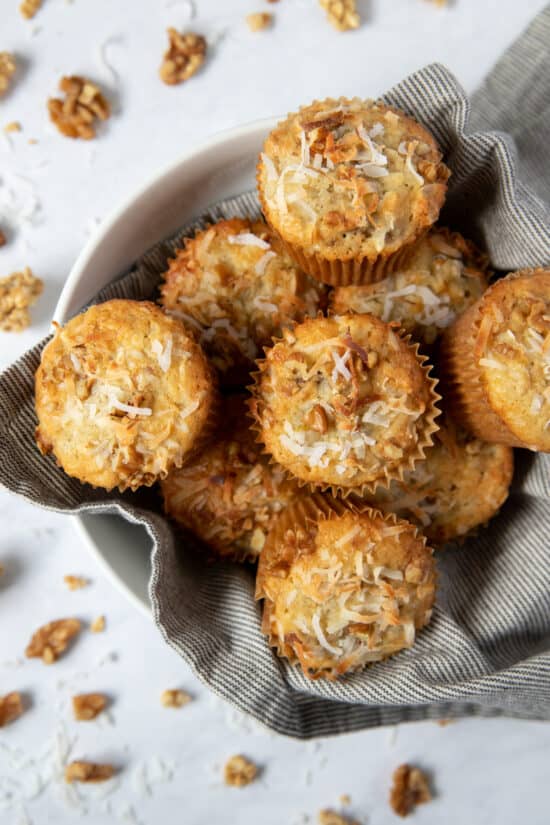 Banana Coconut Muffins