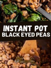 cooked black eyed peas in the instant pot