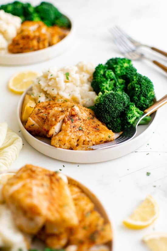 Cod Pane Pan Fried Cod - Spoonful of Flavor