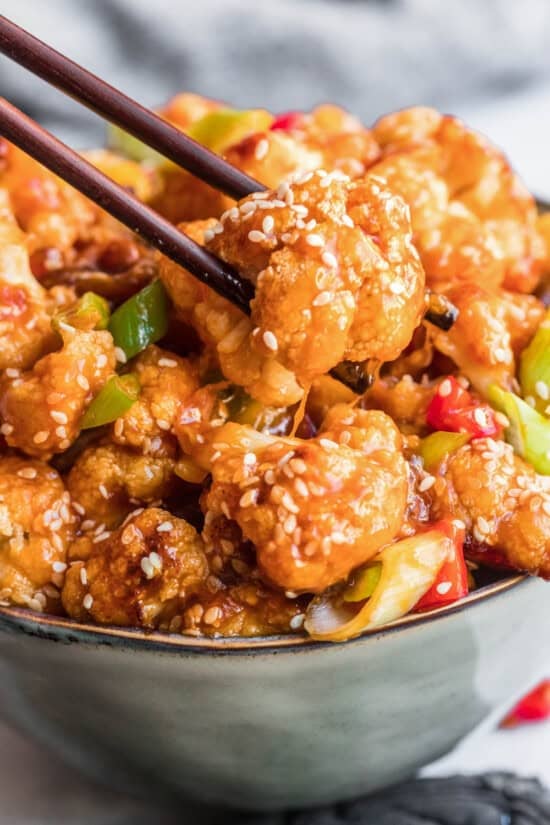 Sweet and Sour Cauliflower with Pineapple