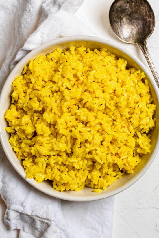 Easy Turmeric Coconut Rice