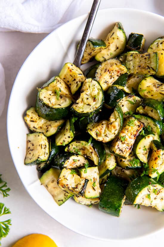 Easy Air Fryer Zucchini