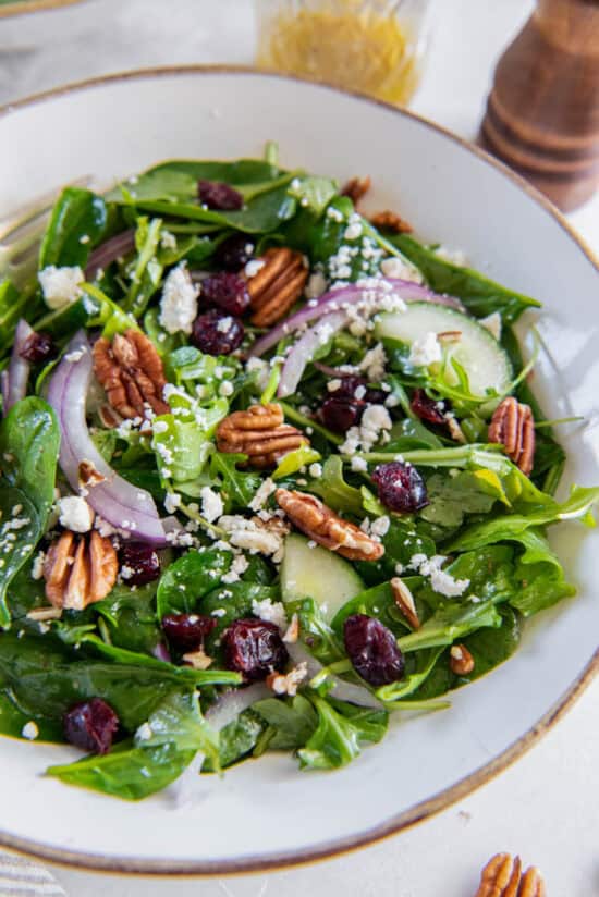 Spinach and Arugula Salad
