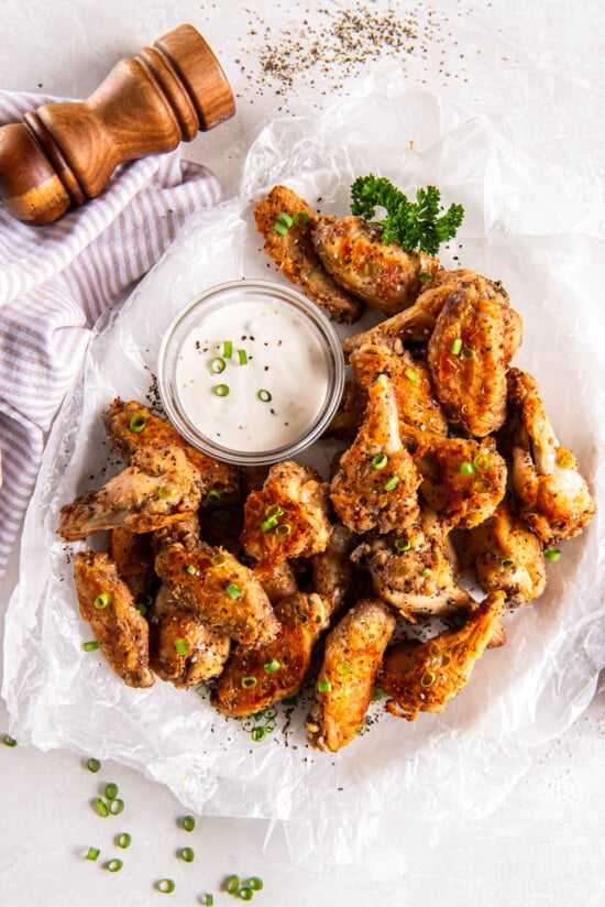 Baked Salt and Pepper Chicken Wings