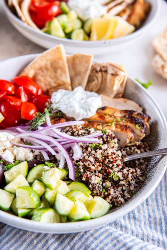 Mediterranean Chicken Bowl