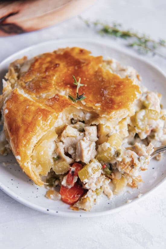 Cast Iron Skillet Chicken Pot Pie