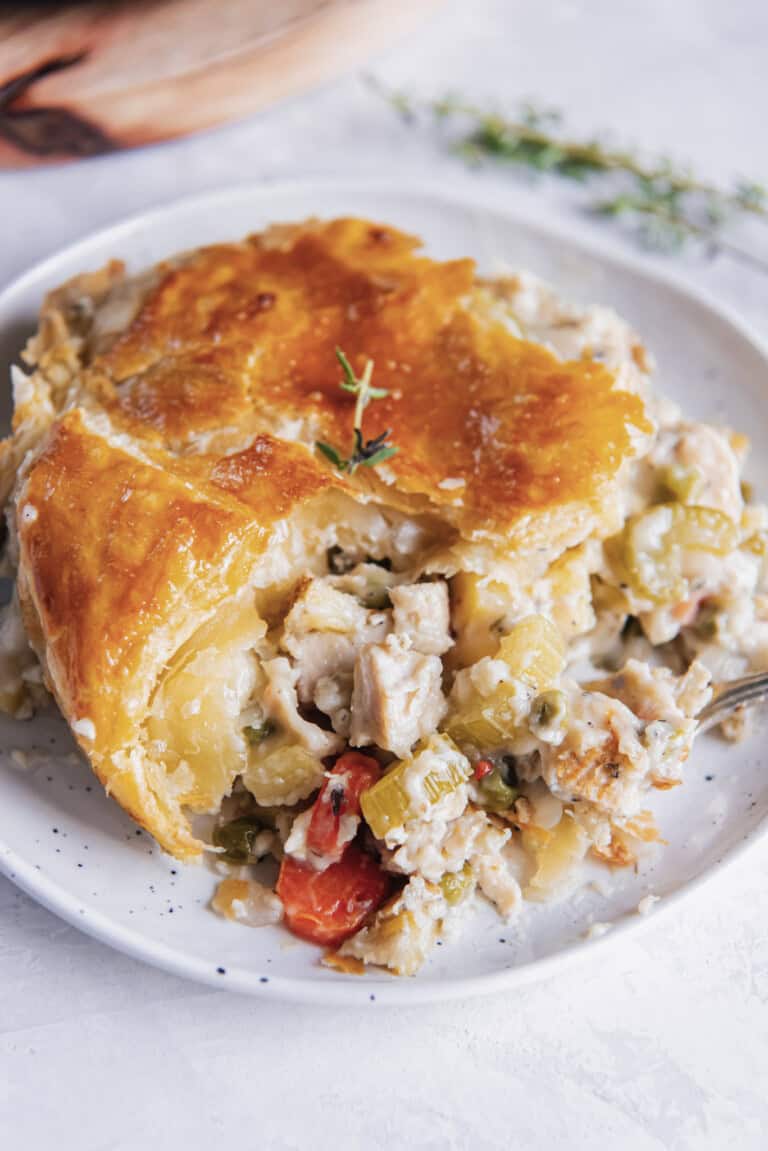 Cast Iron Skillet Chicken Pot Pie